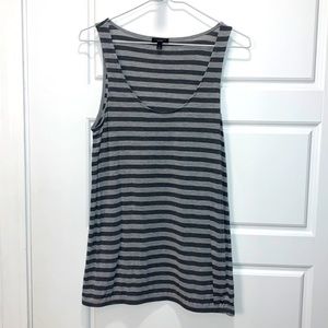 Talbots Long Tank Top Gray/Silver-Small